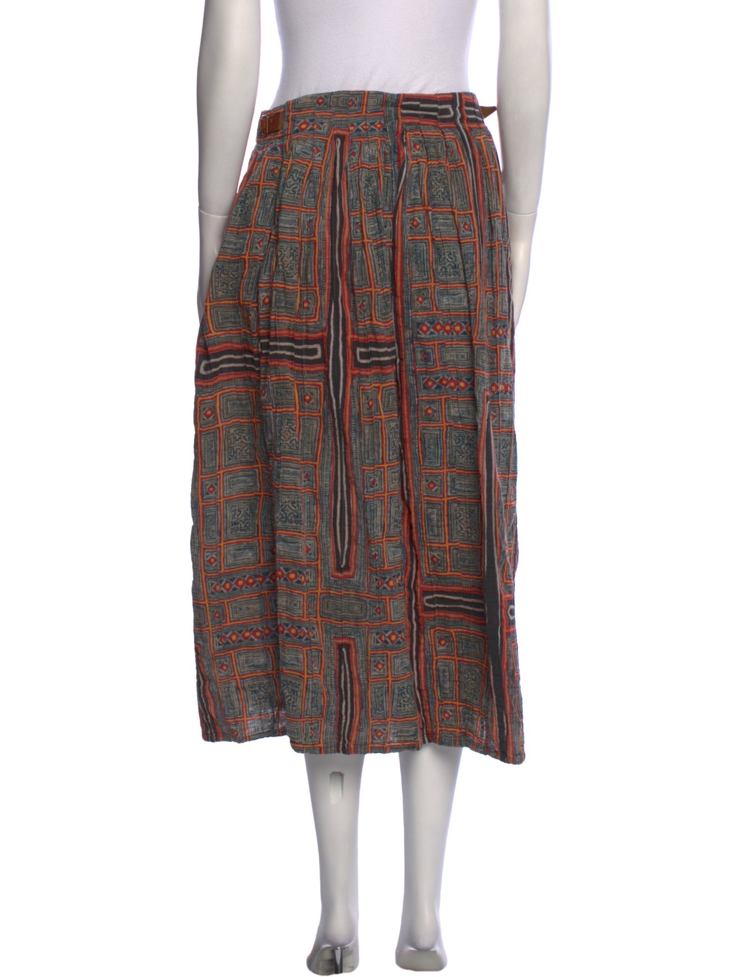 Kapital Printed Midi Length Skirt